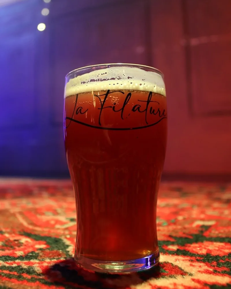 photographie bière ambrée